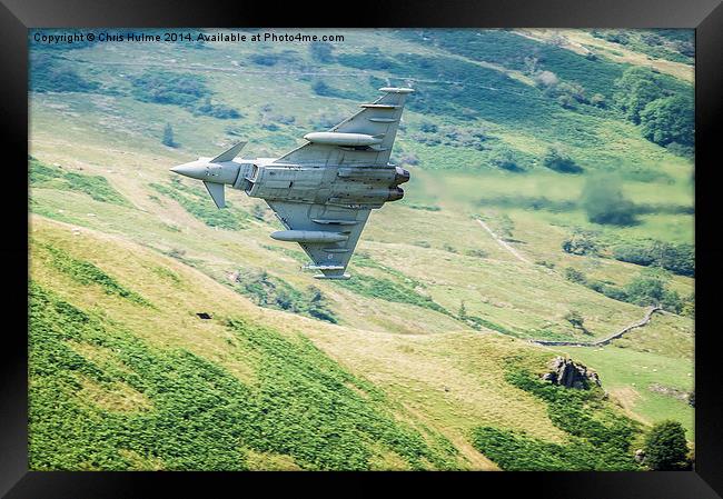  Eurofighter Typhoon Framed Print by Chris Hulme