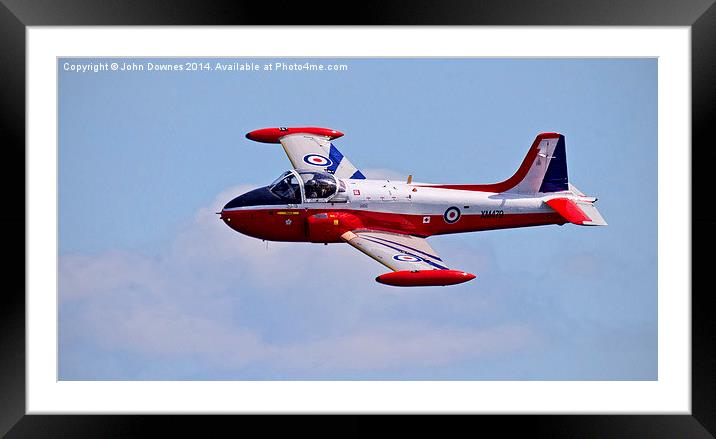  Jet Provost Framed Mounted Print by John Downes