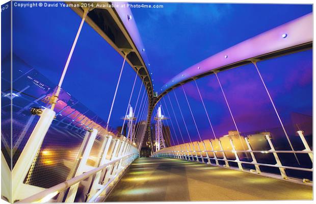  The Bridge to Quay West Canvas Print by David Yeaman