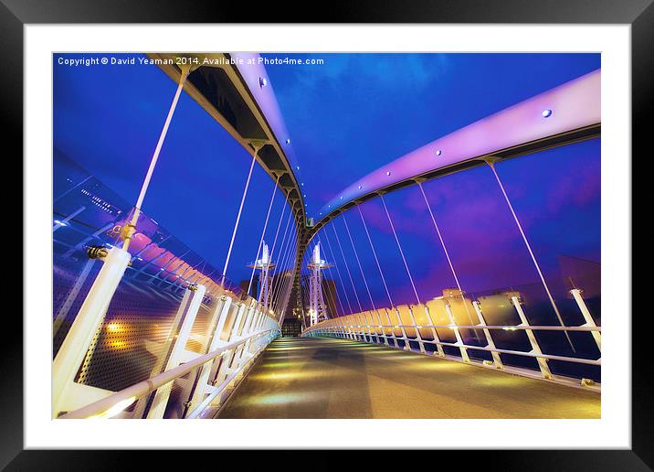  The Bridge to Quay West Framed Mounted Print by David Yeaman