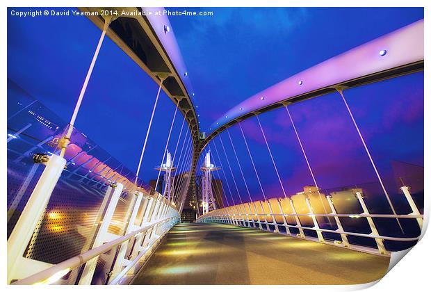  The Bridge to Quay West Print by David Yeaman