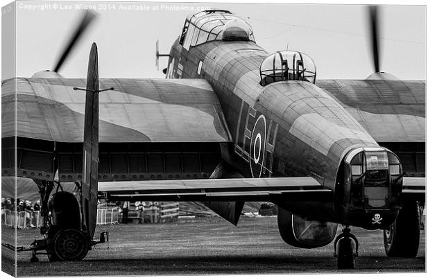  Lincolnshire Aviation Heritage Centre's Just Jane Canvas Print by Lee Wilson