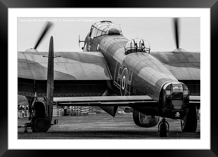  Lincolnshire Aviation Heritage Centre's Just Jane Framed Mounted Print by Lee Wilson