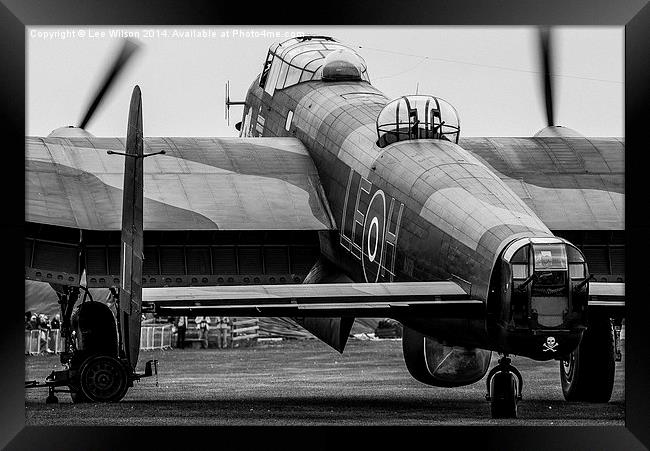  Lincolnshire Aviation Heritage Centre's Just Jane Framed Print by Lee Wilson
