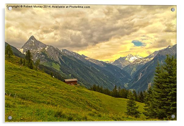 Alpine Valley Acrylic by Robert Murray