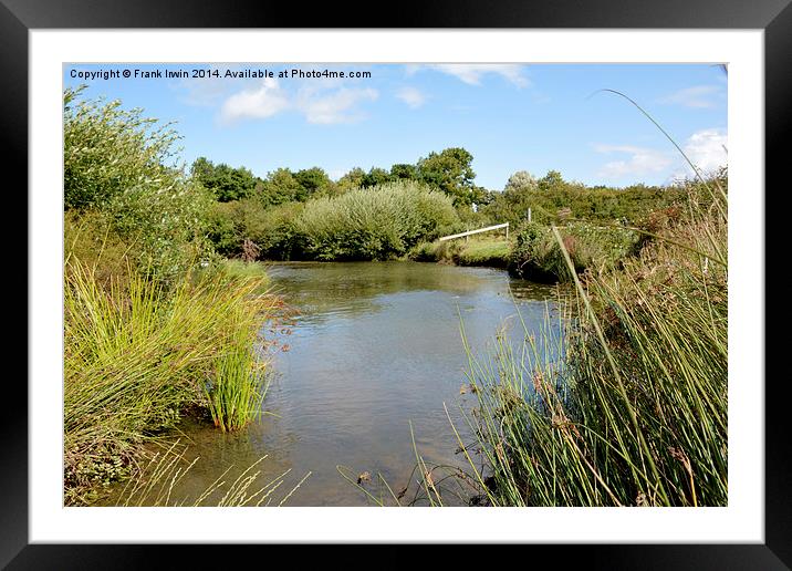 A quiet spot on Thurstaston Common Nature reserve Framed Mounted Print by Frank Irwin