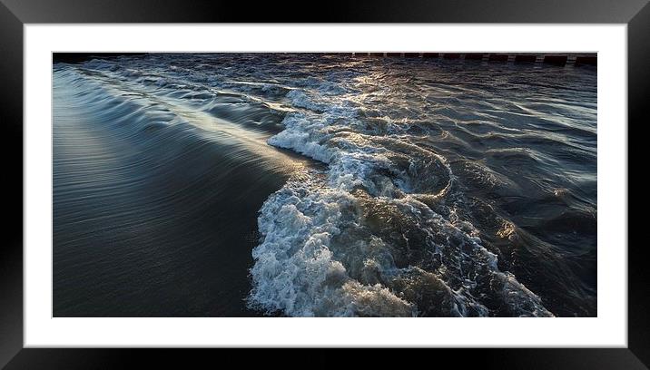  The Tawe barrage Framed Mounted Print by Leighton Collins