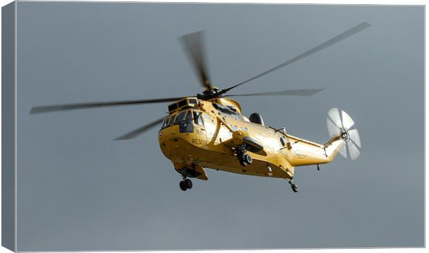  Westland Sea King Helicopter Canvas Print by Philip Catleugh