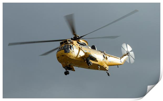  Westland Sea King Helicopter Print by Philip Catleugh