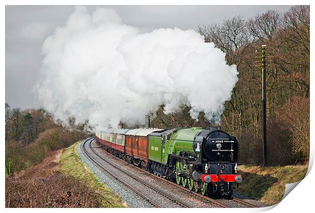 Tornado rounds the curve  Print by Ian Duffield