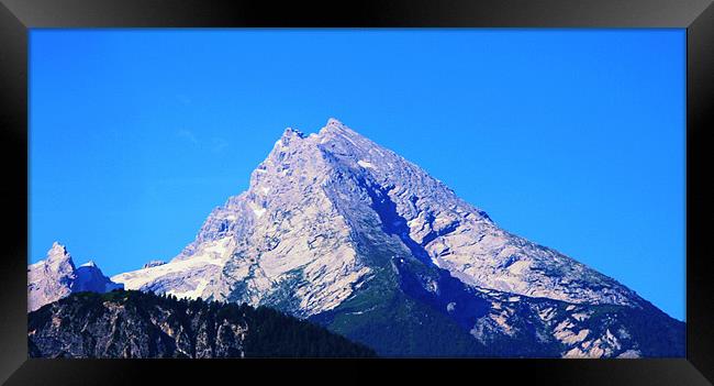 A horn from the german alps. Framed Print by charlie Mellow