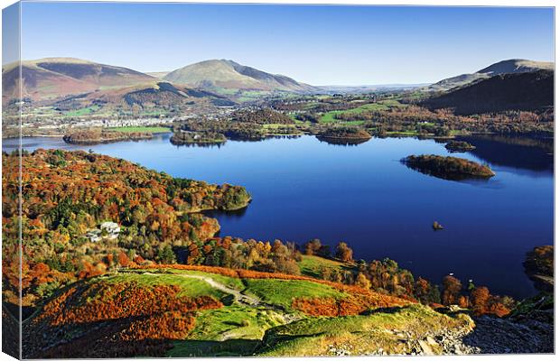  From Catbells to Blencathra Canvas Print by Ian Duffield