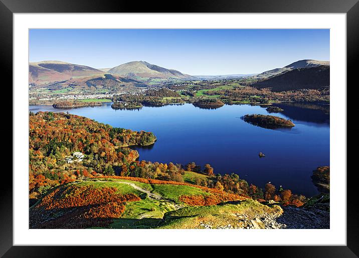  From Catbells to Blencathra Framed Mounted Print by Ian Duffield