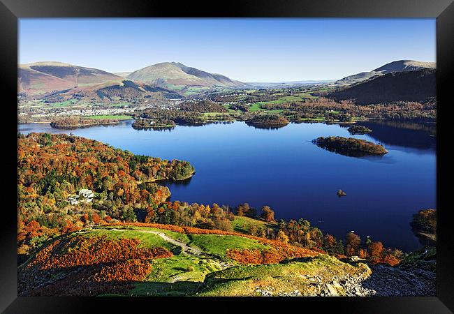  From Catbells to Blencathra Framed Print by Ian Duffield