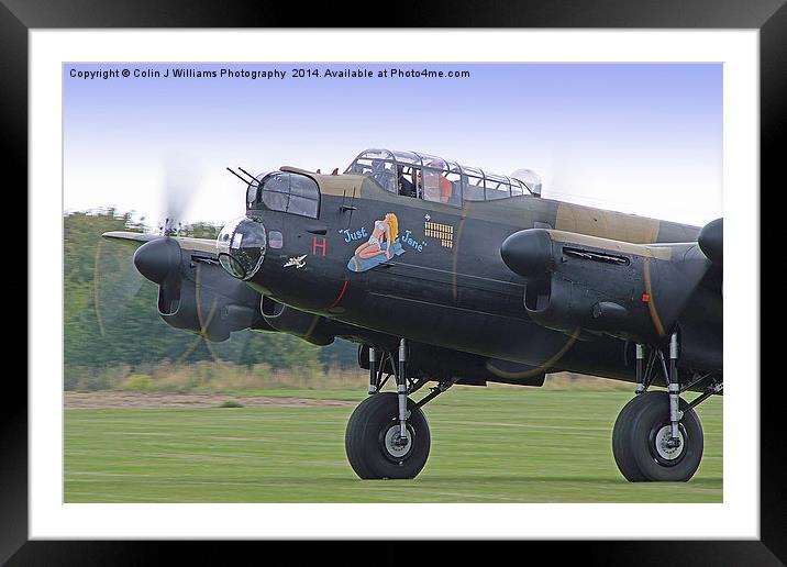  Throttles Open - Just Jane Framed Mounted Print by Colin Williams Photography