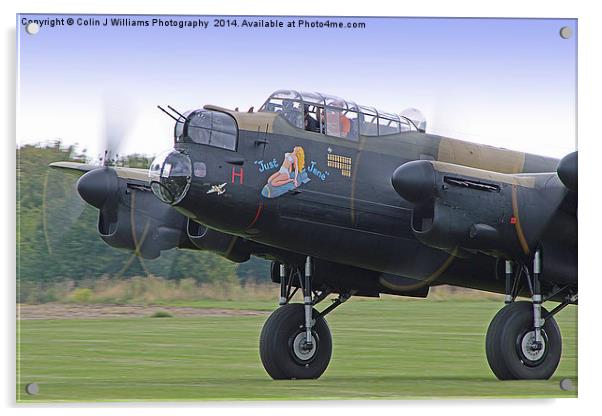  Throttles Open - Just Jane Acrylic by Colin Williams Photography
