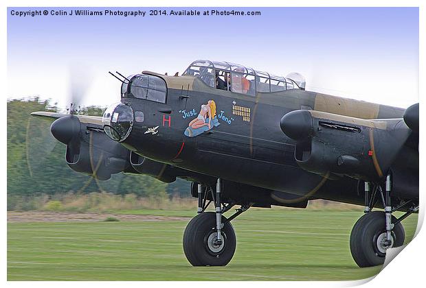  Throttles Open - Just Jane Print by Colin Williams Photography