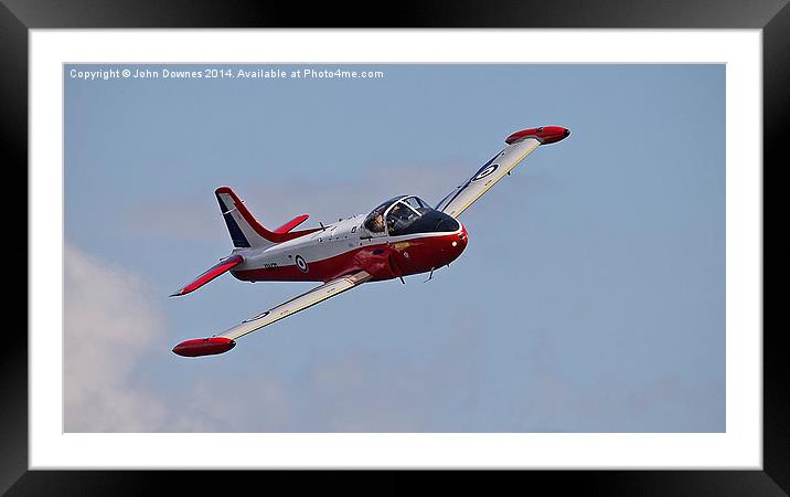  Jet Provost Framed Mounted Print by John Downes