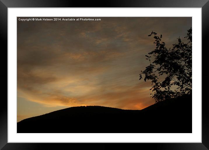  Scottish Sunrise Framed Mounted Print by Mark Hobson