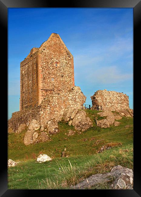 Smailholm Tower Framed Print by Gavin Liddle