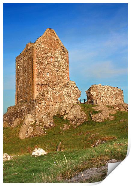 Smailholm Tower Print by Gavin Liddle