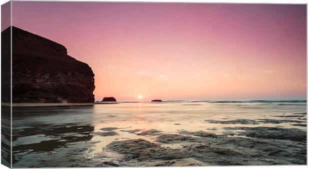  Golden Hour in Cornwall Canvas Print by Adam Payne