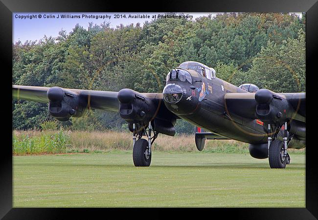  Throttles Open 2 - Just Jane Framed Print by Colin Williams Photography