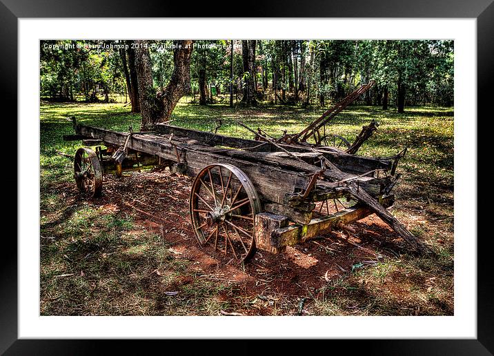Trailer Framed Mounted Print by Perry Johnson