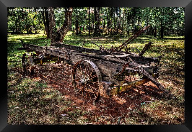 Trailer Framed Print by Perry Johnson