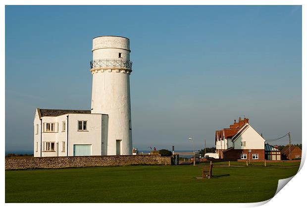 Hunstanton Lighthouse, Norfolk, UK Print by John Edwards