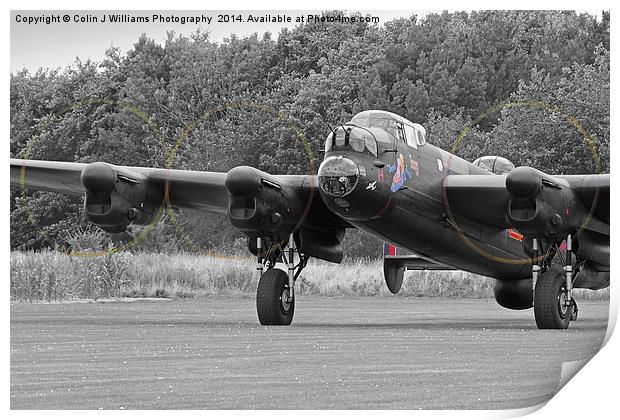  Throttles Open 2 SC - Just Jane Print by Colin Williams Photography