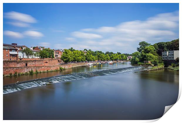 River Dee Chester  Print by Ian Mitchell