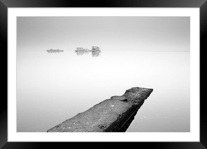  Loch Lomond Mist Framed Mounted Print by Grant Glendinning