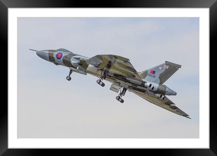  Vulcan Framed Mounted Print by Peter Kelly