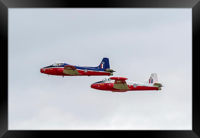 Jet Provosts Framed Print by Gary Eason