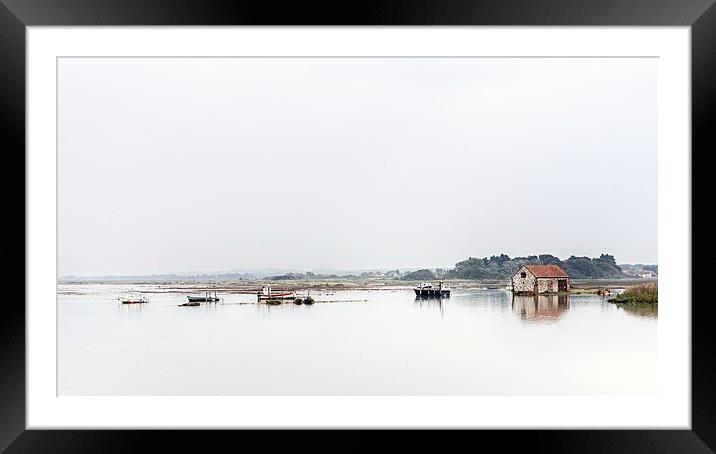  Thornham Harbour Framed Mounted Print by Alan Simpson