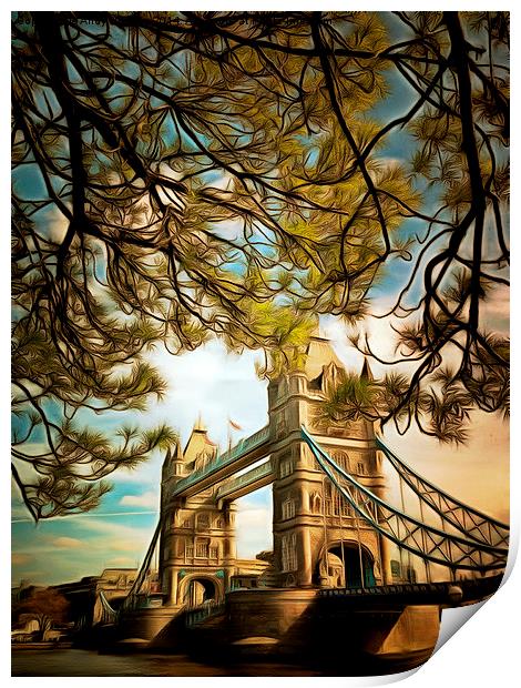  Tower Bridge in London Print by Andy Huntley