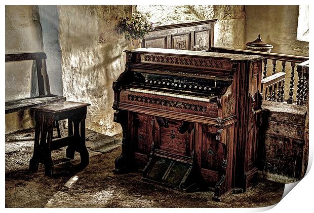  Packard Fort Wayne Organ, Conwy Print by Mal Bray