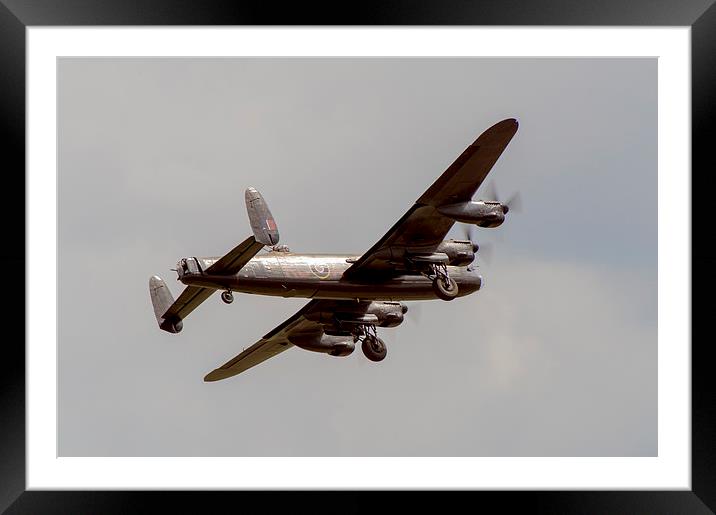 Avro Lancaster PA474 taking off  Framed Mounted Print by Gary Eason