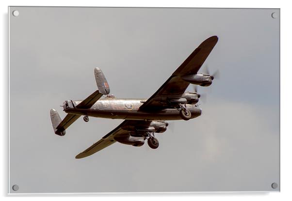 Avro Lancaster PA474 taking off  Acrylic by Gary Eason