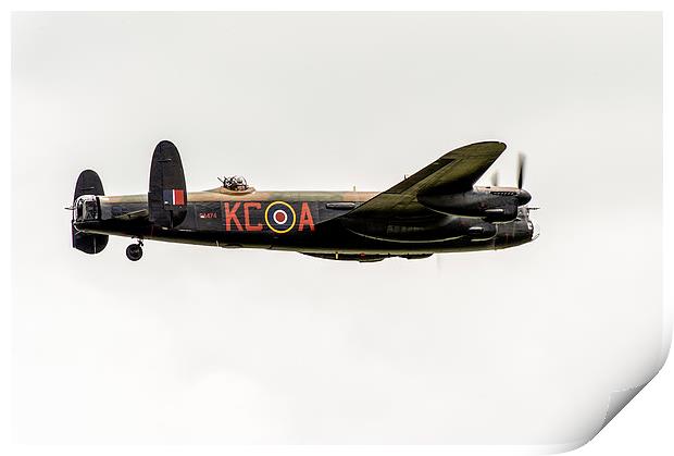 Avro Lancaster PA474 Print by Gary Eason