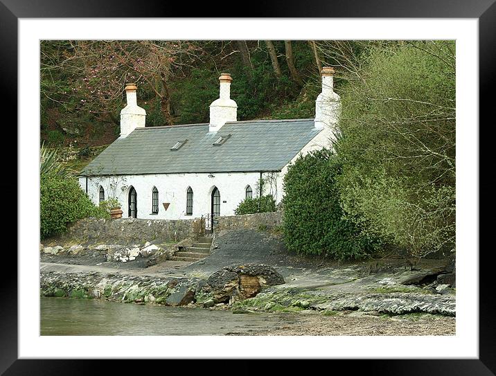 sea view Framed Mounted Print by karen taylor