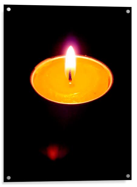  Candle Light Acrylic by Ankit Mahindroo