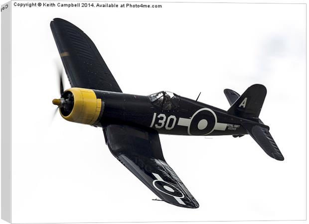  Corsair KD345 Canvas Print by Keith Campbell