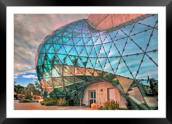  Dali Museum, St Petersburg, Florida, usa Framed Mounted Print by Mal Bray