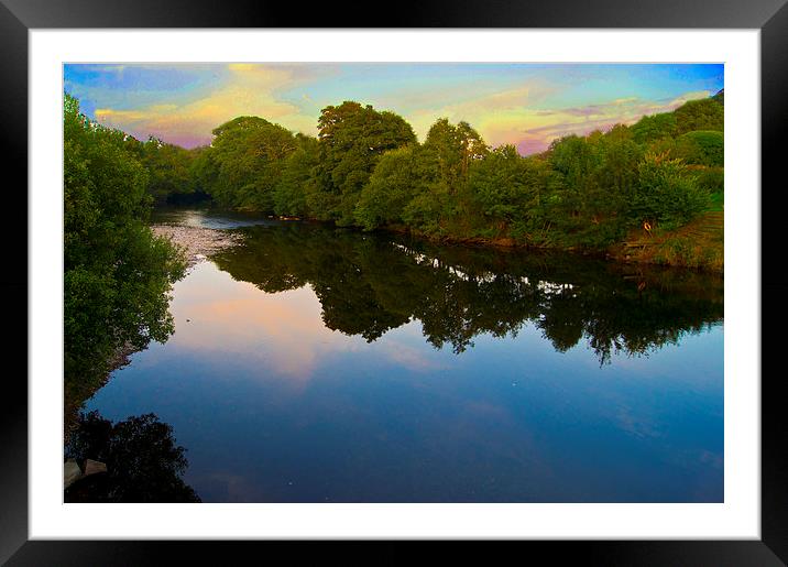  river dart Framed Mounted Print by keith sutton