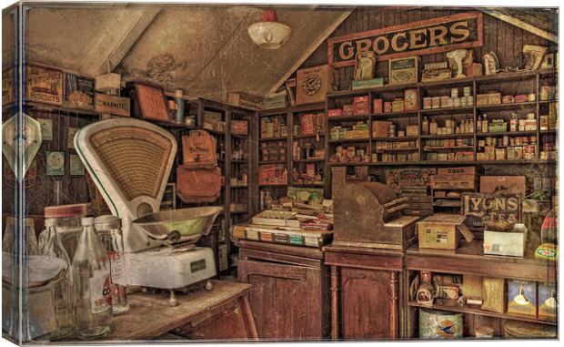 The Old Grocery Store Canvas Print by Mal Bray