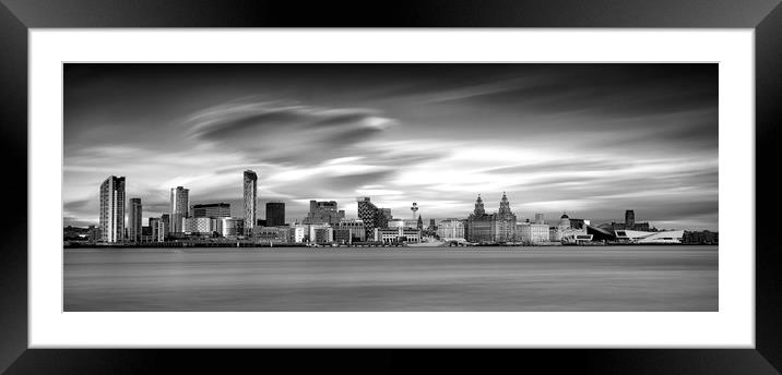  "Liverpool Waterfront" Framed Mounted Print by raymond mcbride