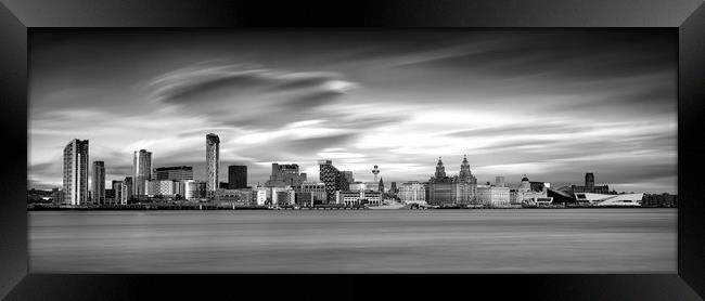  "Liverpool Waterfront" Framed Print by raymond mcbride