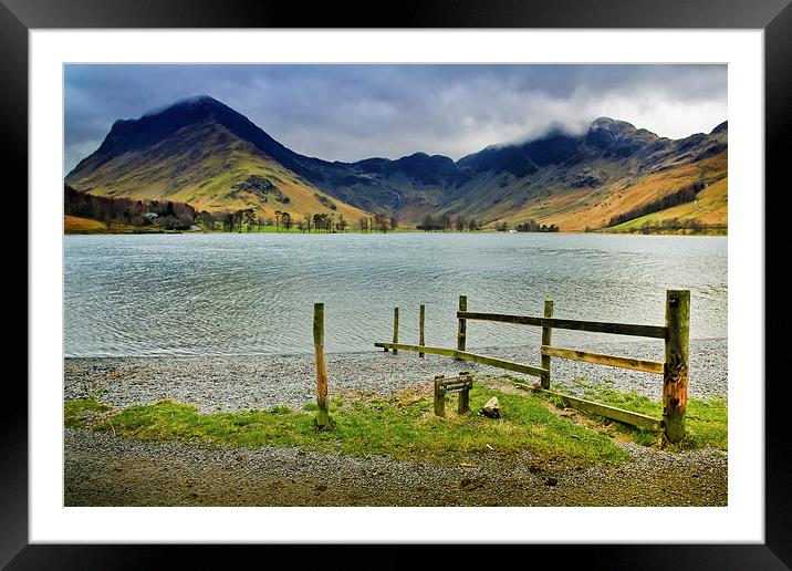  Fleetwith Pike on Buttermere Framed Mounted Print by Peter Stuart